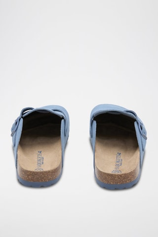 Sabot in pelle - Blu