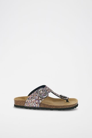 Sandali in pelle - 
Nero
