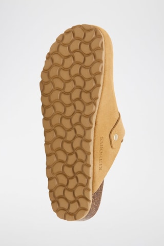 Sabot in pelle scamosciata - Marrone