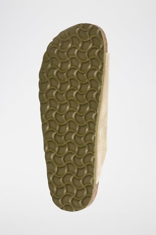 Ciabatte in pelle scamosciata - Taupe