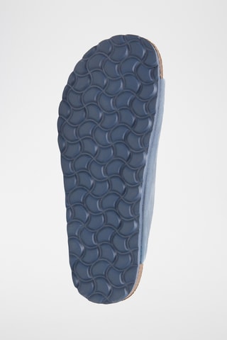 Ciabatte in pelle - Blu