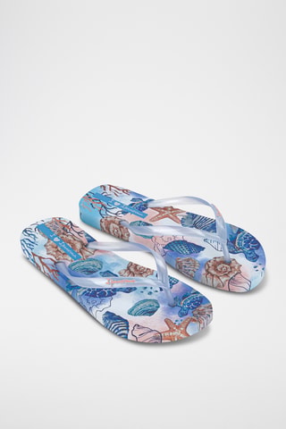 Chanclas Ipanema Verao Tropical -  Celeste