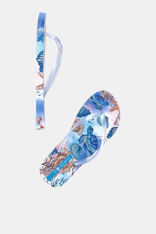 Chanclas Ipanema Verao Tropical -  Celeste