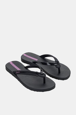 Chanclas Ipanema Diversa -  Negro y malva