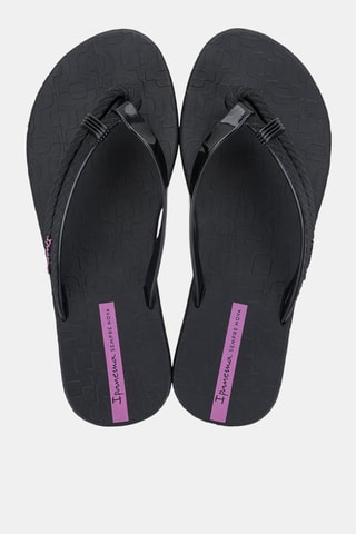 Chanclas Ipanema Diversa -  Negro y malva