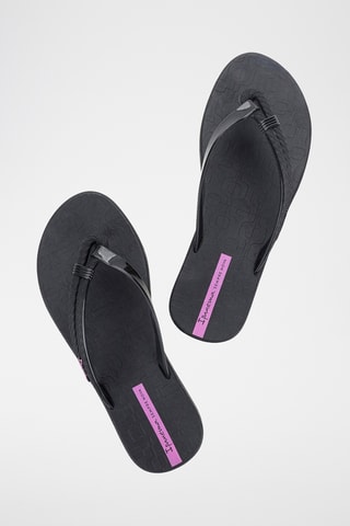 Chanclas Ipanema Diversa -  Negro y malva