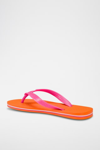Chanclas Ipanema Clas Brasil II -  Naranja y rosa
