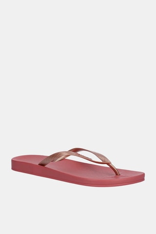 Chanclas Ipanema Anatomica Tan -  Rosa dorado y burdeos