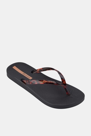 Chanclas Ipanema Anat Connect -  Negro y marrón