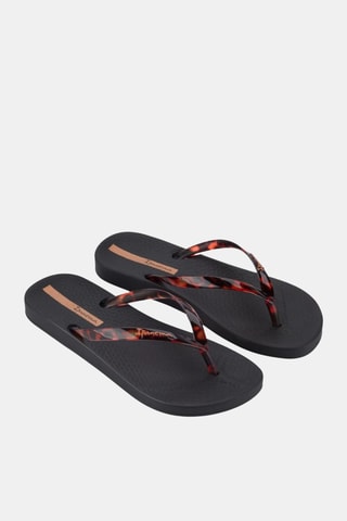 Chanclas Ipanema Anat Connect -  Negro y marrón