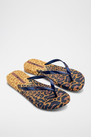 Chanclas Ipanema Animal Print VI -  Azul marino
