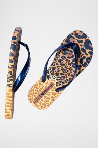 Chanclas Ipanema Animal Print VI -  Azul marino