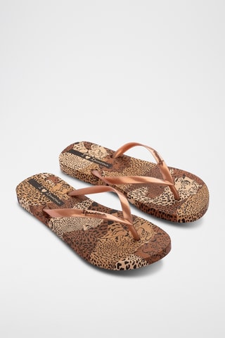 Chanclas Ipanema Animal Print VI -  Beige