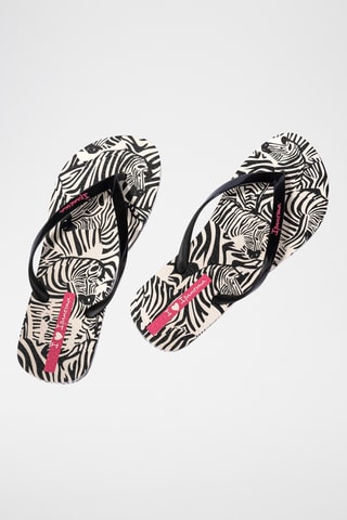Chanclas Ipanema Animal Print VI -  Negro