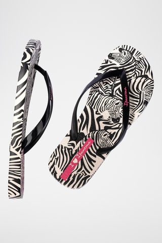 Chanclas Ipanema Animal Print VI -  Negro