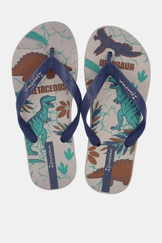 Chanclas Ipanema Temas XV -  Gris claro y azul marino