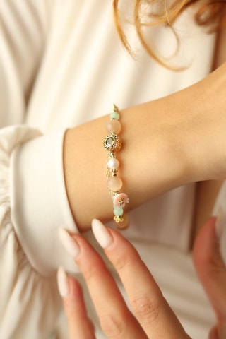 Bracciale - Quarzo e perle coltivate