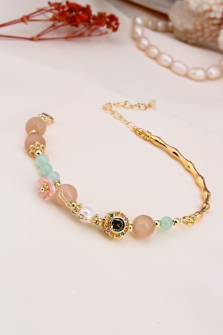 Bracciale - Quarzo e perle coltivate