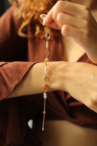 Bracciale - Perle coltivate e zirconi
