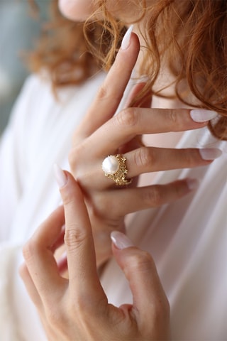 Anello - Perla coltivata