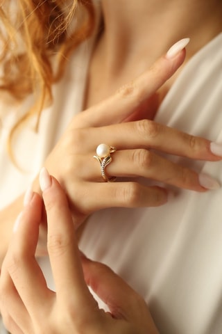 Anello - Perla coltivata