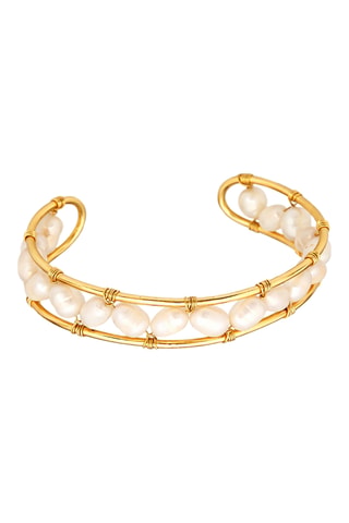 Bracciale bangle - Perle coltivate