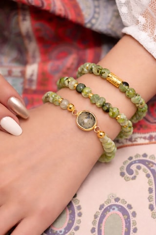 3 bracciali - Prehniti