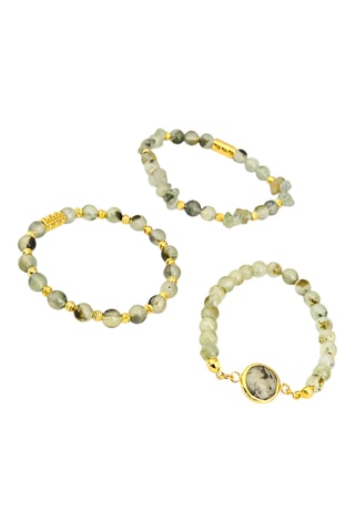 3 bracciali - Prehniti