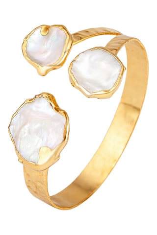 Bracciale bangle - Perle coltivate