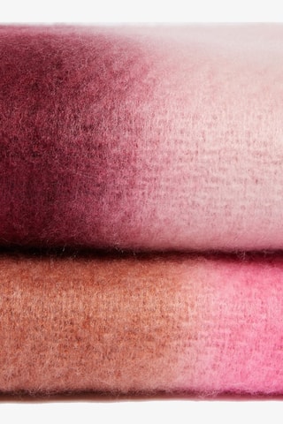 Écharpe dip and dye Jim - Castanho e rosa-maquilhagem