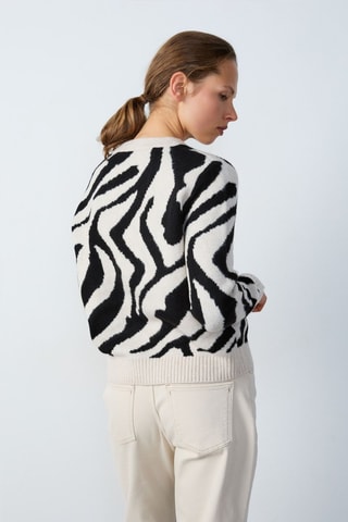 Camisola Abstract Poetry - Preto e branco