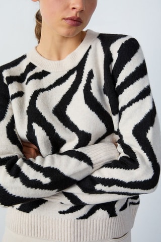 Camisola Abstract Poetry - Preto e branco