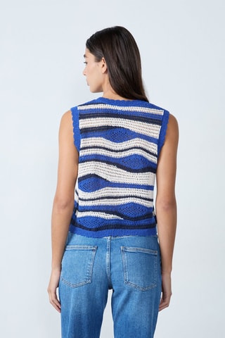 Camisola sem mangas Mordern Gypset - Azul