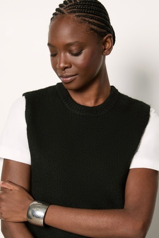 Camisola sem mangas Essentiel - Preto