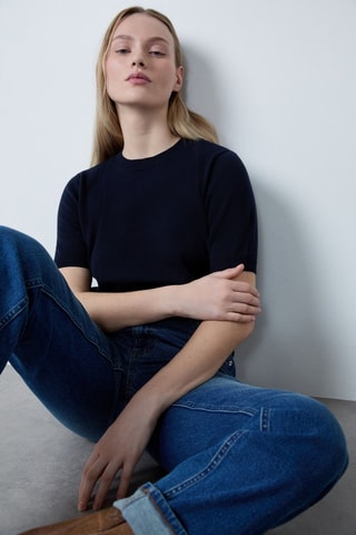Camisola Essentiel - Azul-marinho