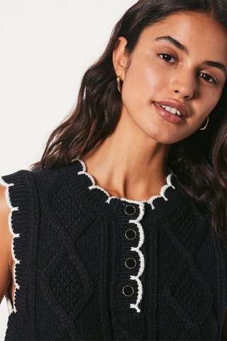 Camisola sem mangas - Preto