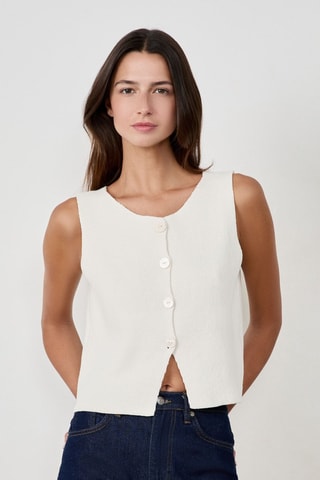 Chaleco Timeless Summer - Blanco