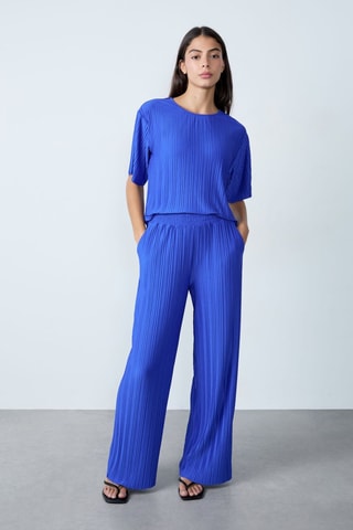 Calças Modern Gypset - Azul-eléctrico