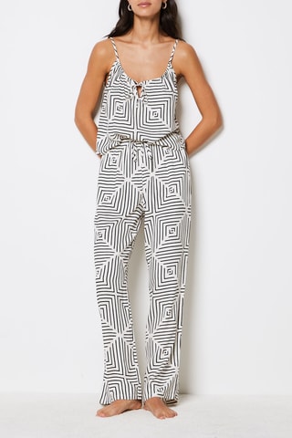 Pantalón de tiro alto Roza - Blanco