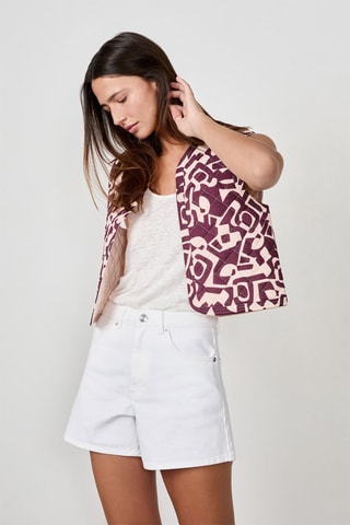 Veste sans manches Vintage St Tropez - Bordeaux
