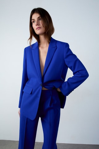 Casaco Essentiel - Azul-cobalto