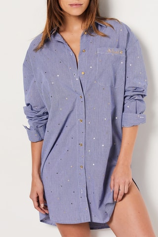 Camisa de dormir Loelie - Azul-celeste