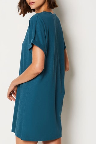 Camisa de dormir Sileas - Verde-esmeralda