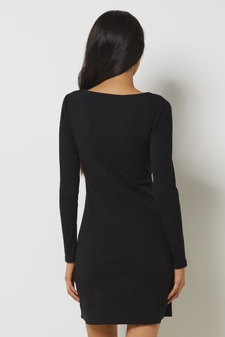 Camisa de dormir Coly - Preto