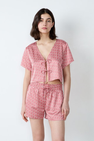 Top pigiama Kasbah Escape - Rosa