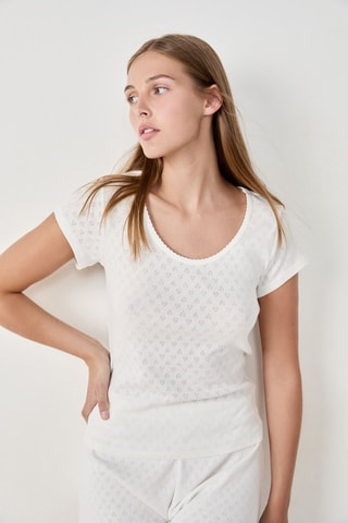 T-shirt pigiama Pollin - Bianco