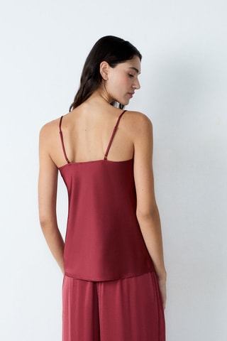 Top de pijama Cabo blue - Burdeos