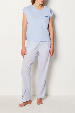 Camiseta de pijama Begonia -  Malva
