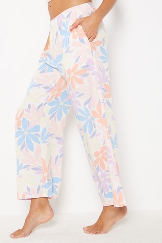 Calças de pijama Sienna - Azul-celeste e malva