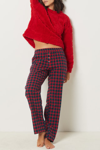 Calças de pijama Jordi - Vermelho